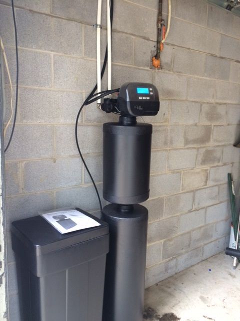 iron filter well water water softener