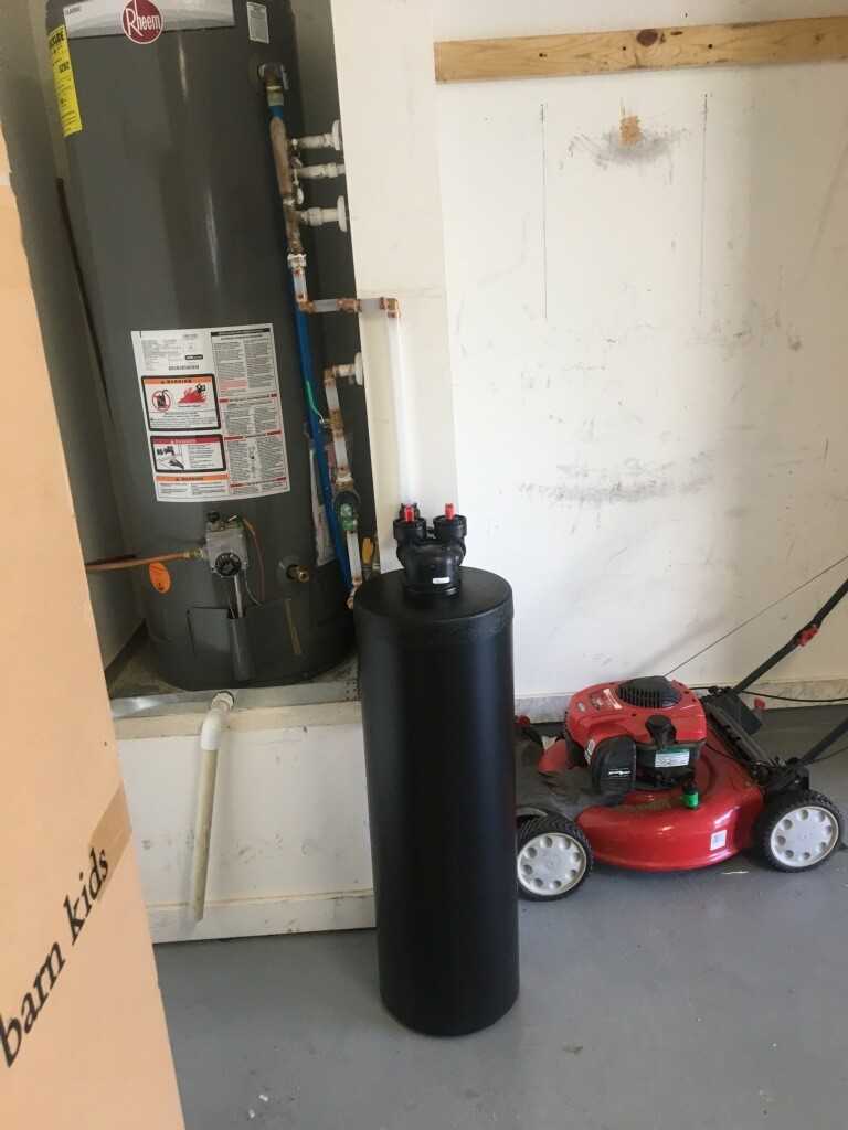 Carbon filter installed today